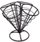 クッコメイの金網のステンレス鋼のチップスバスケットフランスのコーンフードサービングバスケット