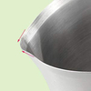 500mlスケールシルバーフードグレードステンレス鋼測定カップミルクカップ