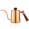 Amazonの熱い販売のステンレス鋼のグースネックを注ぐポットのコーヒーの滴りやかんがハンドル付きのケトル