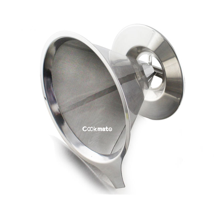 クッコメイの新しいデザインの巧妙なドリッパーフィルターカップ高品質のストレーナー卸売パーコレーター