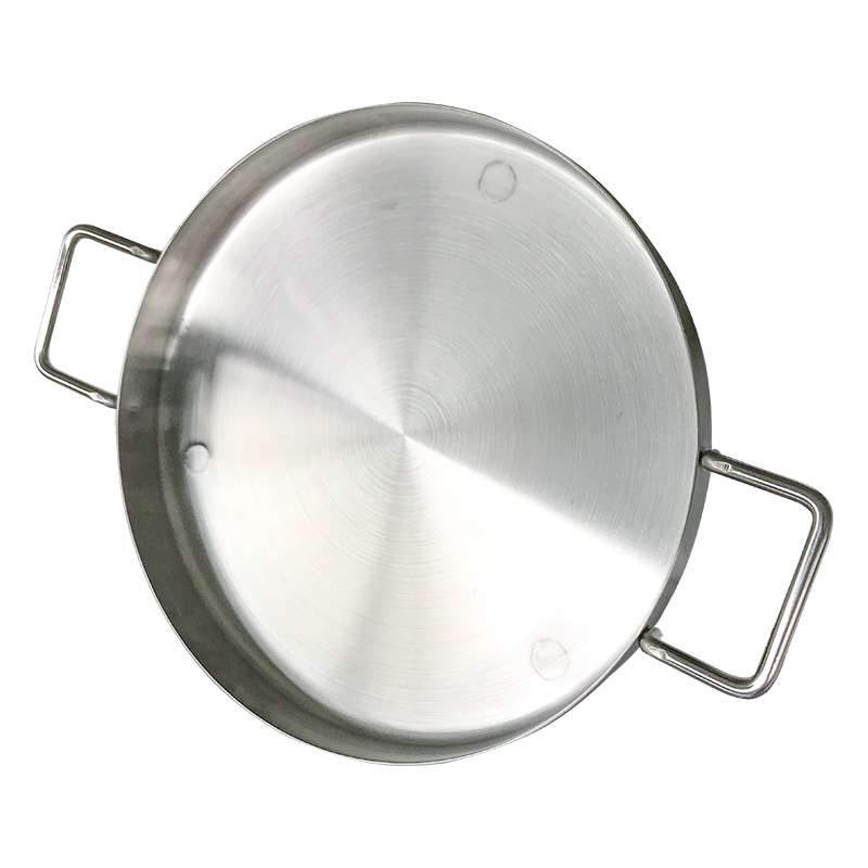 ハンドルで非粘着性の耐熱性重ゲージSaute Skillet Set Fryer Pan