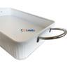 高級木製ハンドルラージホームホテルパーティーカスタムプリントサービングトレイ