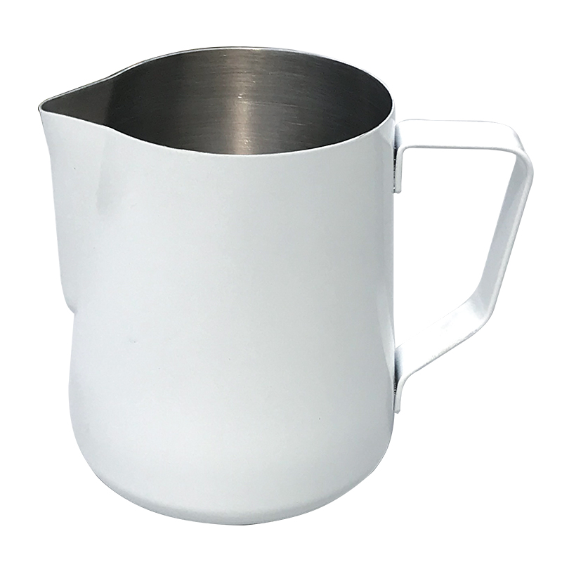 ミルクティーコーヒーエスプレッソマシンのためのホワイトミルクジャグガーランドカップ